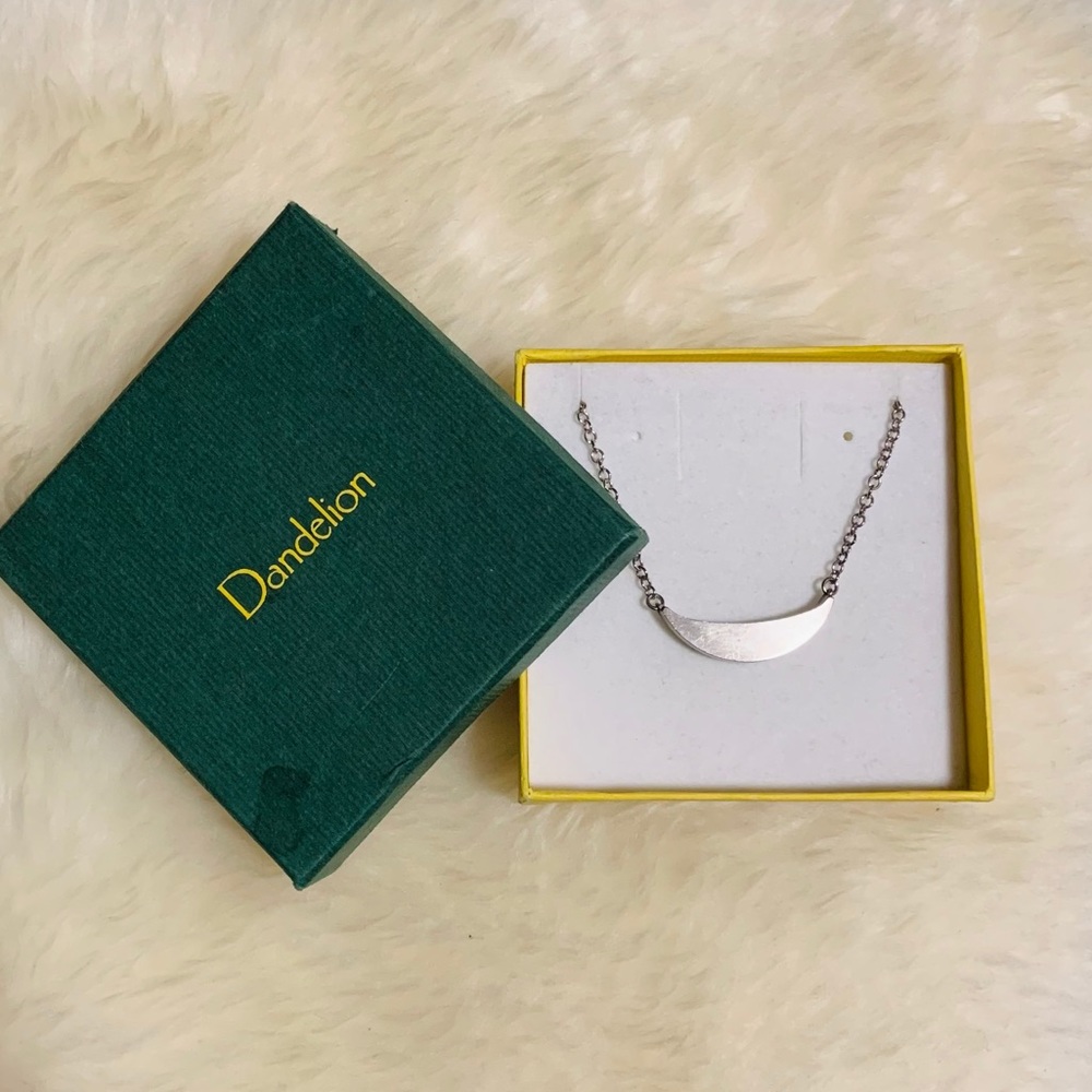 Dandelion Gondola Sterling Silver Necklace